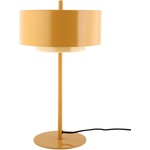 Leitmotiv Метална настолна лампа в цвят жълта охра (височина 50 cm) Grato Anillo - Leitmotiv (LM2396YE)
