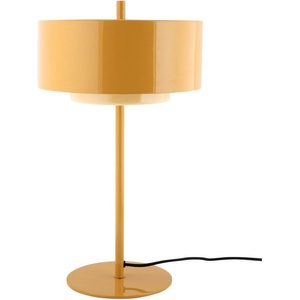 Leitmotiv Метална настолна лампа в цвят жълта охра (височина 50 cm) Grato Anillo - Leitmotiv (LM2396YE)
