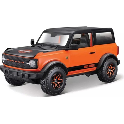 Maisto Bronco HD Ford Badlands 2021 oranžovo kombinace barev černá 1:24