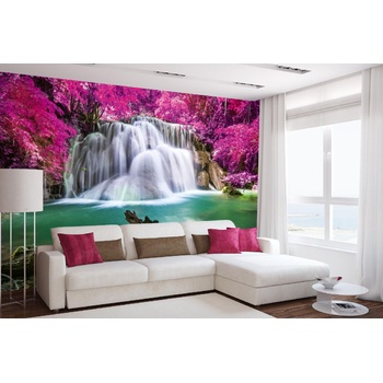 DIMEX ART s. r. o Самозалепваща се флизелинова фототапета спиращ дъха водопад 375 x 250 см