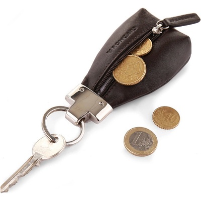 Kľúčenka Kožený obal na kľúče Roncato Pascal Keyring II 44 Brown Testa Di Moro