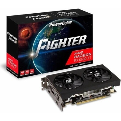PowerColor Radeon RX 6500 XT Fighter 4GB GDDR6 V3 AXRX 6500XT 4GBD6-DHV3