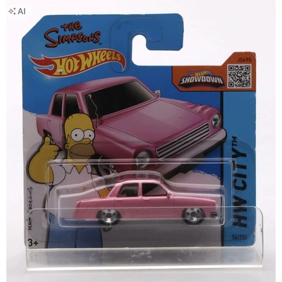 Mattel Hot Wheels The Simpsons Family car
