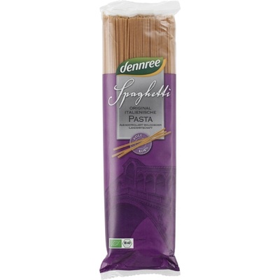 Dennree Špagety celozrnné z tvrdé pšenice 0,5 kg