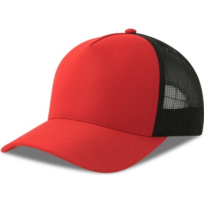 Atlantis Headwear K Dempo Trucker 5 panelová COT33030287699 red/black Červená/černá