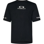 Oakley Мъжка фланелка с къс ръкав за колоездене Oakley Seeker Flow S/S Jersey Cycling jersey - Blackout - размер XXL (056-3982-0215)