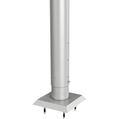 Biohort Kotviaca pätka pre plný plot s hmoždinkami, strieborná, 180 cm