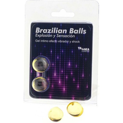 Taloka 2 Brazilian Balls Vibrating & Shock Effect Exciting Gel