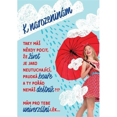 Albi Hrací přání k narozeninám - Univerzální lék