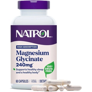 Natrol Magnesium Glycinate 240 mg | High Absorption [60 капсули]