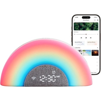 Momcozy Музикална лампа с бял шум за бебета Momcozy - Rainbow WN05 (810184055655)