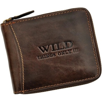 Wild Things Only pánská celozipová kožená peněženka 5267
