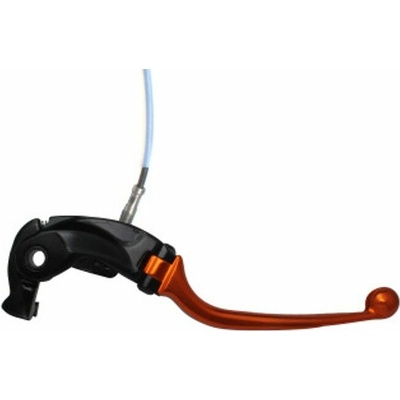ACCOSSATO Brake lever folding ACCOSSATO LV022 with integrated adjuster for Nissin radial master cylinder oranžová