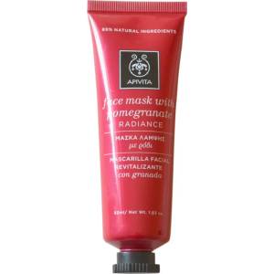 APIVITA Подмладяваща и озаряваща маска за лице с Нар , Apivita Radiance Face Mask With Pomegranate 50ml
