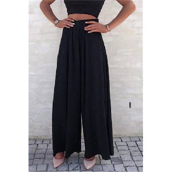 Madmext Дамски панталон - Черен 307076 (307076_Черно/Бежово)