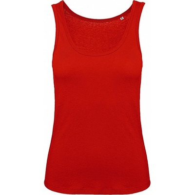 B&C Organic Inspire Tank T Women Ohnivá červená