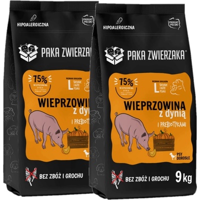 Paka Zwierzaka Sedmé nebe Vepřové maso s dýní „L“ 2 x 9 kg