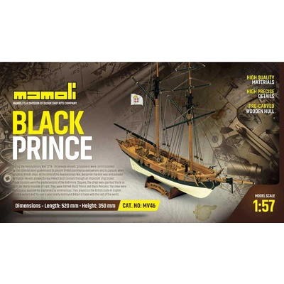 Mamoli Prince 1774 kit černá 1:57