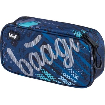Baagl Ученически несесер etui Skate Структури (A-8156)