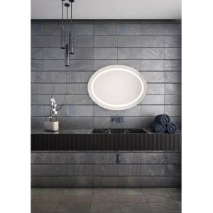 Dubiel Vitrum Dione овално LED огледало с обръщане 85x65 см (5905241002880)