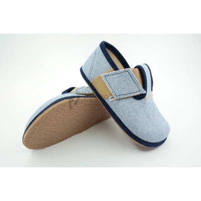 Pegres barefoot papuče BF03B modrá