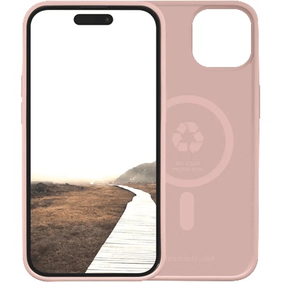 dbramante1928 Силиконов калъф dbramante1928 Monaco Magsafe Case за Apple iPhone 15, Розов (MO61PISA1833)