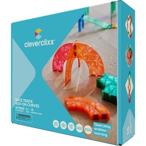 Cleverclixx Магнитна състезателна писта Intense - комплект завои - 15 части (CLEVER_CC-1020)