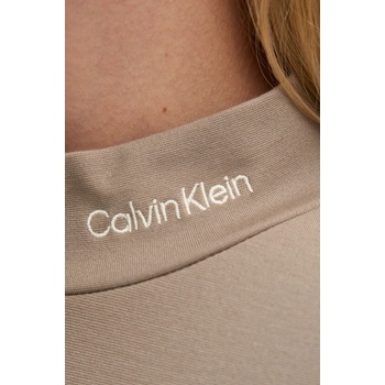 Calvin Klein Рокля Calvin Klein Jeans в зелено среднодълга с кройка по тялото J20J225395 (J20J225395)