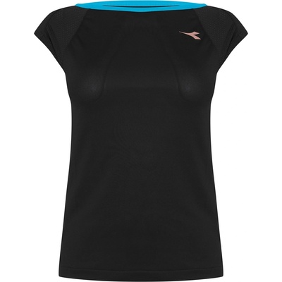 Diadora Тениска Diadora Women's Long Sleeve T-Shirt - Black