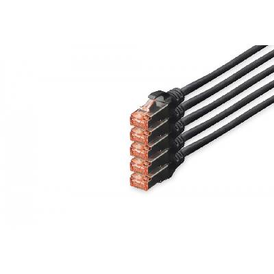 DK-1644-100-BL-5 мрежов кабел Черен 10 м Cat6 S/FTP (S-STP) (DK-1644-100-BL-5)