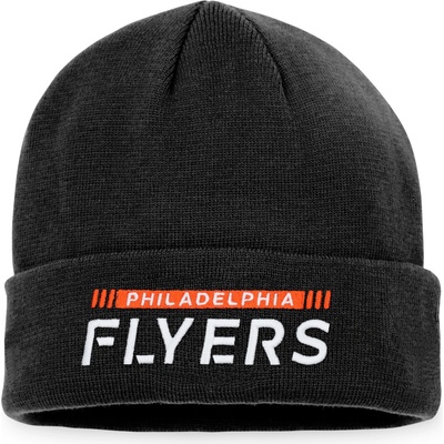 Fanatics Zimní čepice Philadelphia Flyers Authentic Pro Game & Train Cuffed Knit Black