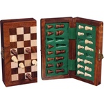 Engelhart Комплект магнитен шах, сгъваем 15 x 30 см