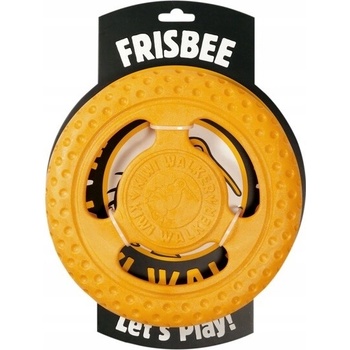 Kiwi Walker Let's play! Frisbee lietajúce a plávajúce frisbee z TPR peny oranžová 22 cm