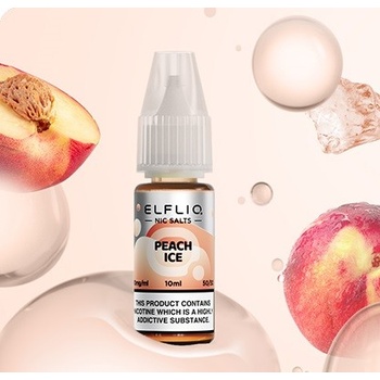 Elf Bar Elfliq Salt Peach Ice 10 ml 10 mg
