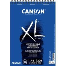 Canson XL Fluid Mixed Media Skicák v krúžkovej väzbe A4 250g 30 listov
