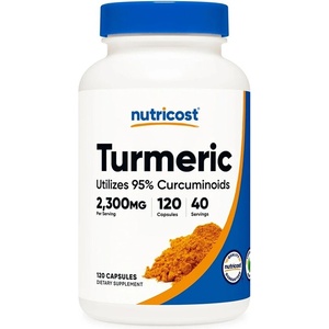 Nutricost Кости и стави - Turmeric Куркума 766 mg + Черен пипер 5 mg, 120 капсули (67520 (023101) NC)