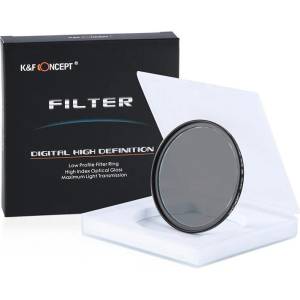 K& F Concept 55 мм - ND8 филтър за обектив Slim HD