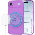 Techsuit Калъф за iPhone 17 Air - SoftFlex MagSafe - лилав (KF2353863)