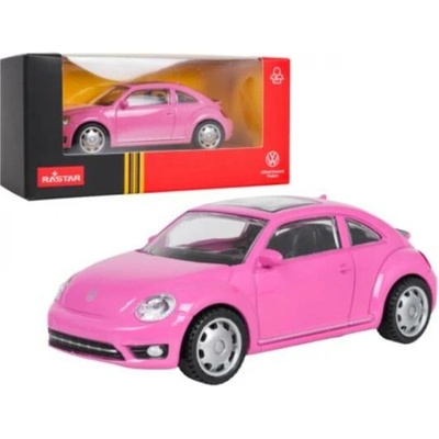 Rastar Volkswagen Beetle 1:43 růžový
