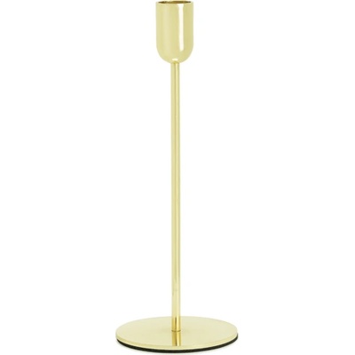 PartyDeco Свещник за конична свещ - златен 22см
