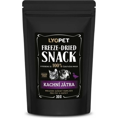 Lyopet Freeze Dried Snack Duck Liver 30 g