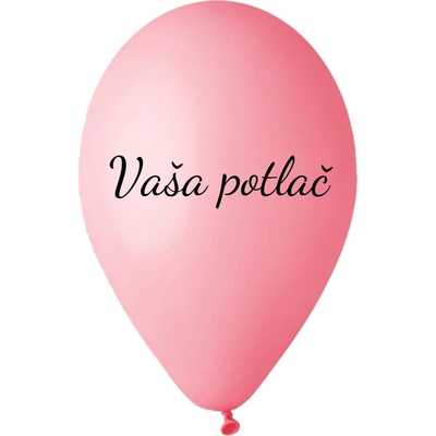 Svet balonku Balónik s textom Baby ružová 26 cm