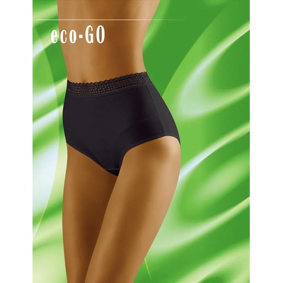 Wolbar Черни бикини с висока талия Eco-GoEH-33550-CZARNY - Черен, размер M