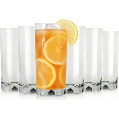 Krosno Vysoké rovné sklenice na nápoje Kolekce Mixology 6 x 300 ml