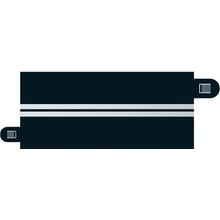 Příslušenství SCALEXTRIC C7016 Single Lane half straight x 4