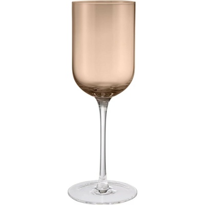 Blomus sklenic na bílé víno FUUMI hnědá 4 x 310 ml