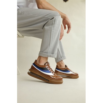 Chekich Мъжки лачени обувки CH171 - Таба #359731 (359731_Кафяво)