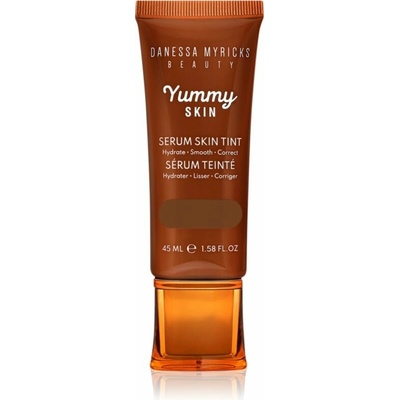 Danessa Myricks Beauty Yummy Skin Serum Skin Tint hydratačný make-up s vyhladzujúcim účinkom 14 Deep Skin with Warm Golden Undertones 100 ml