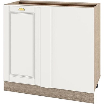 Image 1 of ИРИМ Долен ъглов кухненски шкаф Сити МФ-Бяло мат-09-42 90 см