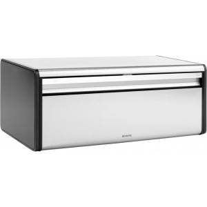 Brabantia Кутия за хляб Brabantia Fall Front 107852, 18 л, 46.5х25 см, Стенен монтаж, Без пръстови отпечатъци, Инокс/Мат (107852)